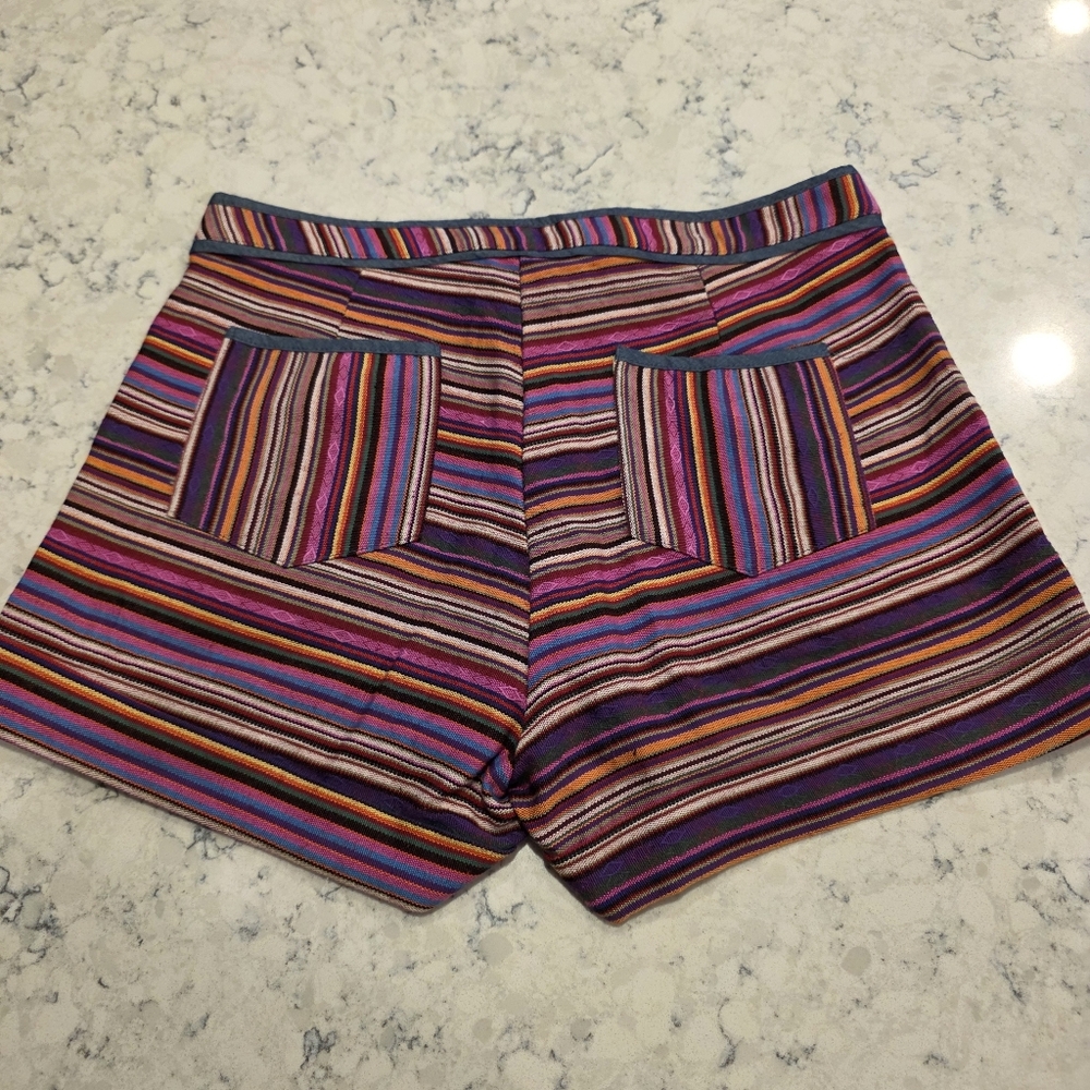Emmelee By Anthropologie Striped Shorts Size 2 - Picture 8 of 13